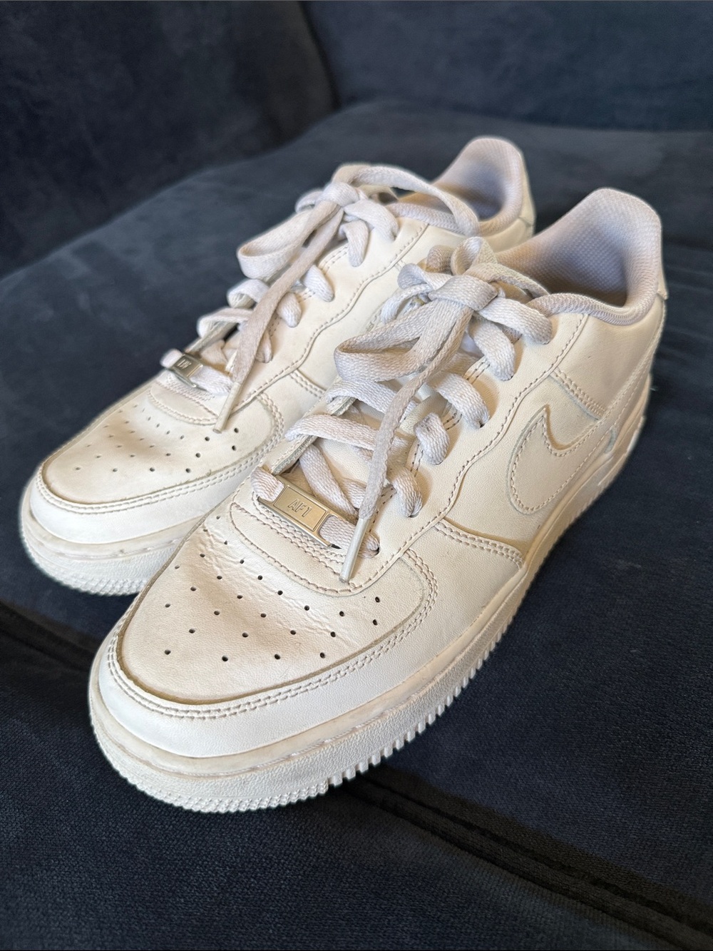 Nike White Air Force 1 Size 6.5y